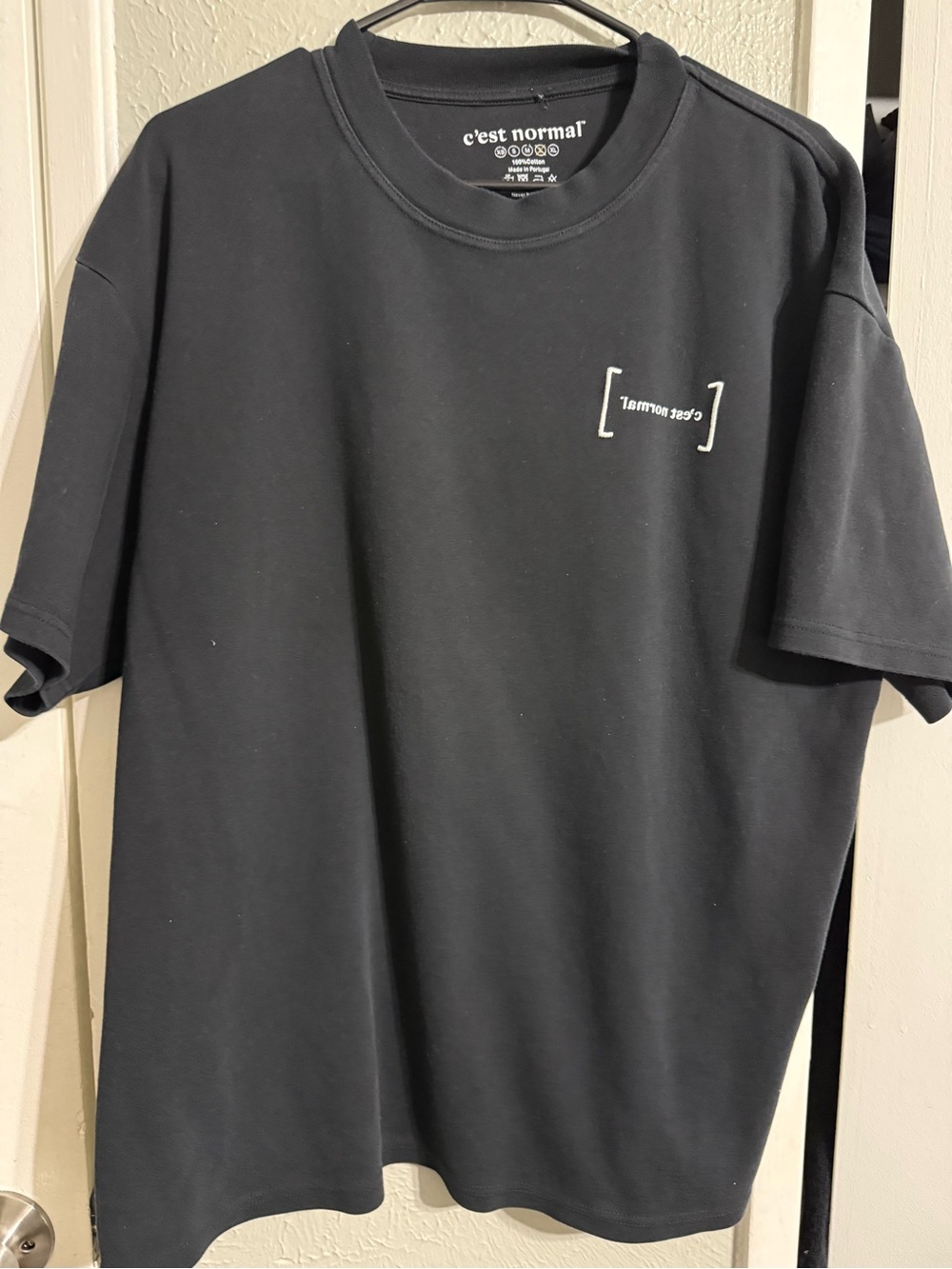Black Graphic Crew Tee